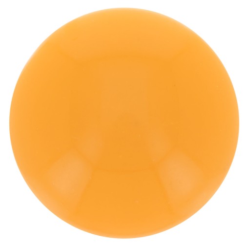 14 mm round cabochon in opaque resin - Mandarin x1