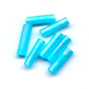 Preciosa Seed Beads, 6.5x2 mm Tubes, Aquamarine, 20g