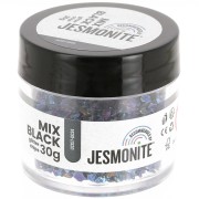 Glitter chips in a bottle - Jesmonite - Mix Black x30g|raw }}