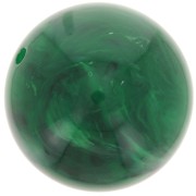 20mm Opaque resin bead - Dark green marbled x1|raw }}