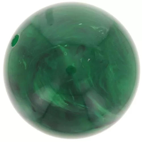 20mm Opaque resin bead - Dark green marbled x1