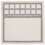 33x33cm Beading mat on wooden stand with 14 compartments - Grey - Beige x1|raw }}