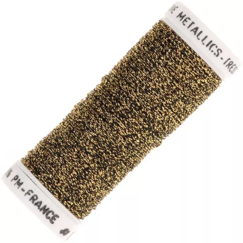 Metallic embroidery braided thread 16 Au ver à soie - Antique Gold 004 x10m