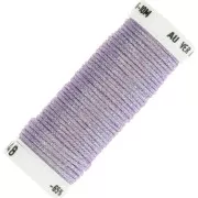 Metallic embroidery braided thread 16 Au ver à soie - Light violet 048 x10m