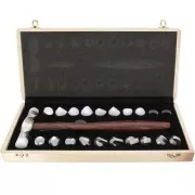 Hammer with 20 tips for texturing metal x1