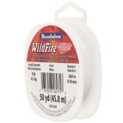 WildFire Ultra 0.10mm nylon bead weaving thread - White x45.8m|raw }}
