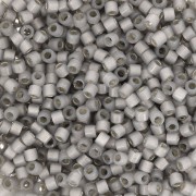 Miyuki Delica 10/0 DBM0630 - Dyed Light Smoke Gray Silverlined Alabaster x8g