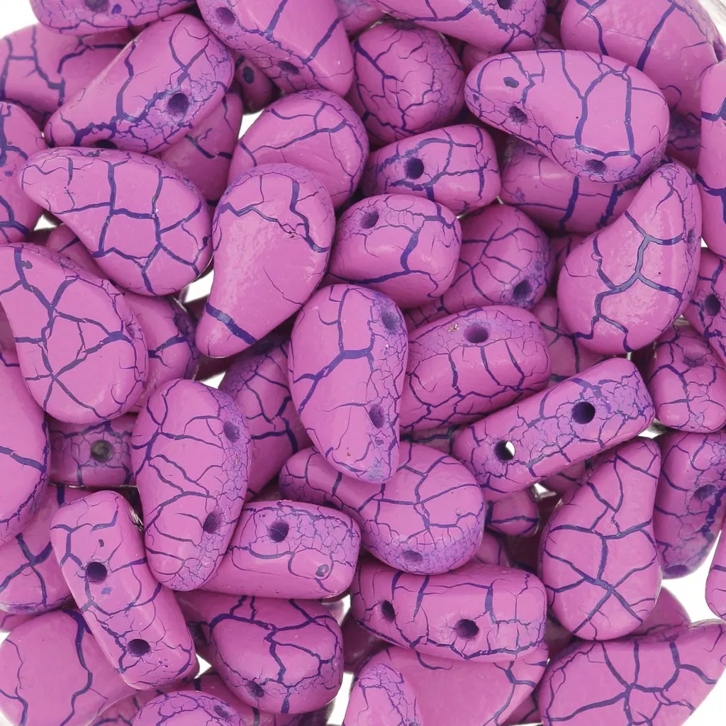 9x5-5mm-2-hole-czech-glass-paisley-duo-beads-ionic-pink-blue-x10g