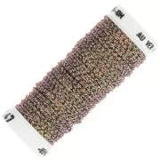 Metallic embroidery braided thread 16 Au ver à soie - Iridescent gold (447) x10m