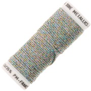 Metallic embroidery braided thread 16 Au ver à soie - Multicolored 041 x10m|raw }}