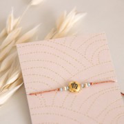 Metallic braided thread 16 Au ver à soie - Light green Turquoise (045) x10m