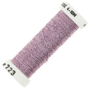 Metallic embroidery braided thread 4 Au ver à soie - Orchid (723) x10m|raw }}