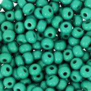 Preciosa Seed Beads 6/0 4 mm - Opaque Dark Green x 20 g