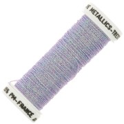 Metallic embroidery braided thread 4 Au ver à soie - Iridescent violet 4749 x10m|raw }}