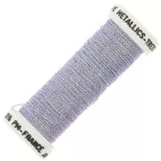 Metallic embroidery braided thread 4 Au ver à soie - Iridescent violet 4749 x10m