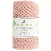 Salmon - Bobine de cordon DMC 3 mm coton recyclé - Eco Vita 4 - Rose saumon x 200m Bobine de cordon DMC 3 mm coton recyclé - Eco Vita 4 - Rose saumon x 200m