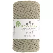 DMC 3mm recycled cotton cord spool - Eco Vita 4 - Grey green x 200m