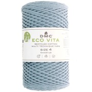 DMC 3mm recycled cotton cord spool - Eco Vita 4 - Grey blue x 200m|raw }}