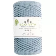 Blue Grey - Bobine de cordon DMC 3 mm coton recyclé - Eco Vita 4 - Bleu gris x 200m Bobine de cordon DMC 3 mm coton recyclé - Eco Vita 4 - Bleu gris x 200m