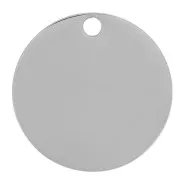 12mm 304L stainless steel Medal charms to engrave x4