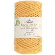 DMC 3mm recycled cotton cord spool - Eco Vita 4 - Saffron x 200m