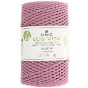 DMC 3mm recycled cotton cord spool - Eco Vita 4 - Old pink x 200m|raw }}