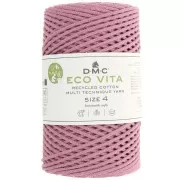 DMC 3mm recycled cotton cord spool - Eco Vita 4 - Old pink x 200m