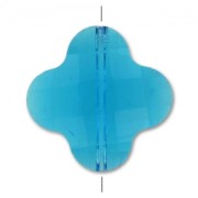Faceted clover 20 mm Indicolite x1|raw }}