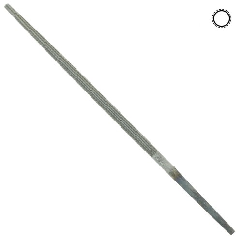 140x4mm Round file - medium grit - jewelry tools x1