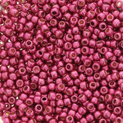 Toho seed beads 11/0 TO11RPF563 - PF Galvanized Orchid x8g