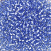 Toho seed beads 11/0 TO11R33 - Silver Lined Light Sapphire x8g|raw }}
