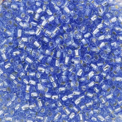 Toho seed beads 11/0 TO11R33 - Silver Lined Light Sapphire x8g