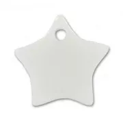 Mother-of-Pearl star-shaped Sequins 13mm Natural x10