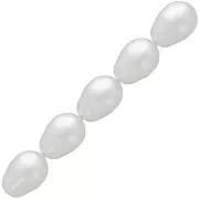 Perles poires nacrées PureCrystal 5821 11x8 mm - Crystal Moonlight Pearl x5