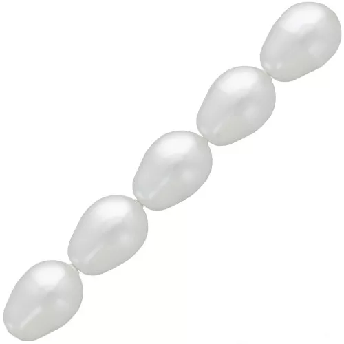 11x8mm PureCrystal Pearls 5821 - Crystal Moonlight Pearl x5