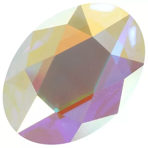 14x10mm PureCrystal 2603 Cabochon - Crystal AB x1