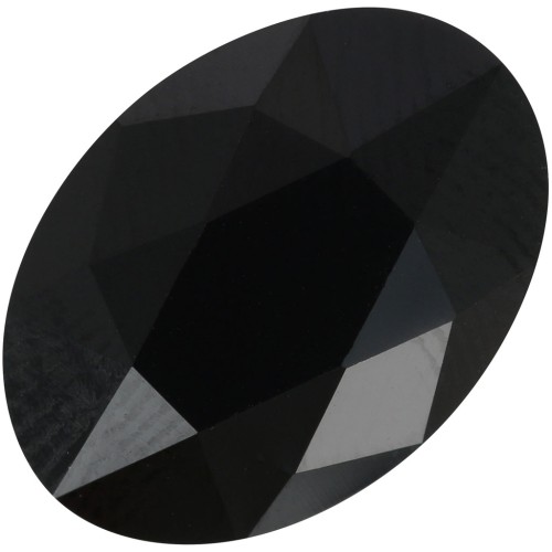 14x10mm PureCrystal 2603 Cabochon - Jet x1