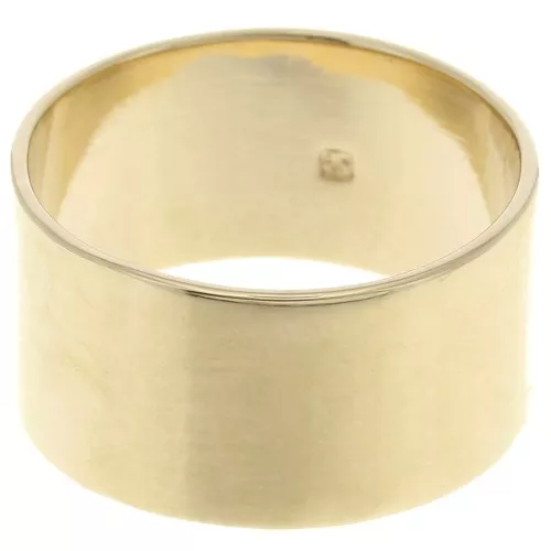 10mm wide ring - Size 49 - 3-micron gold-plated x1