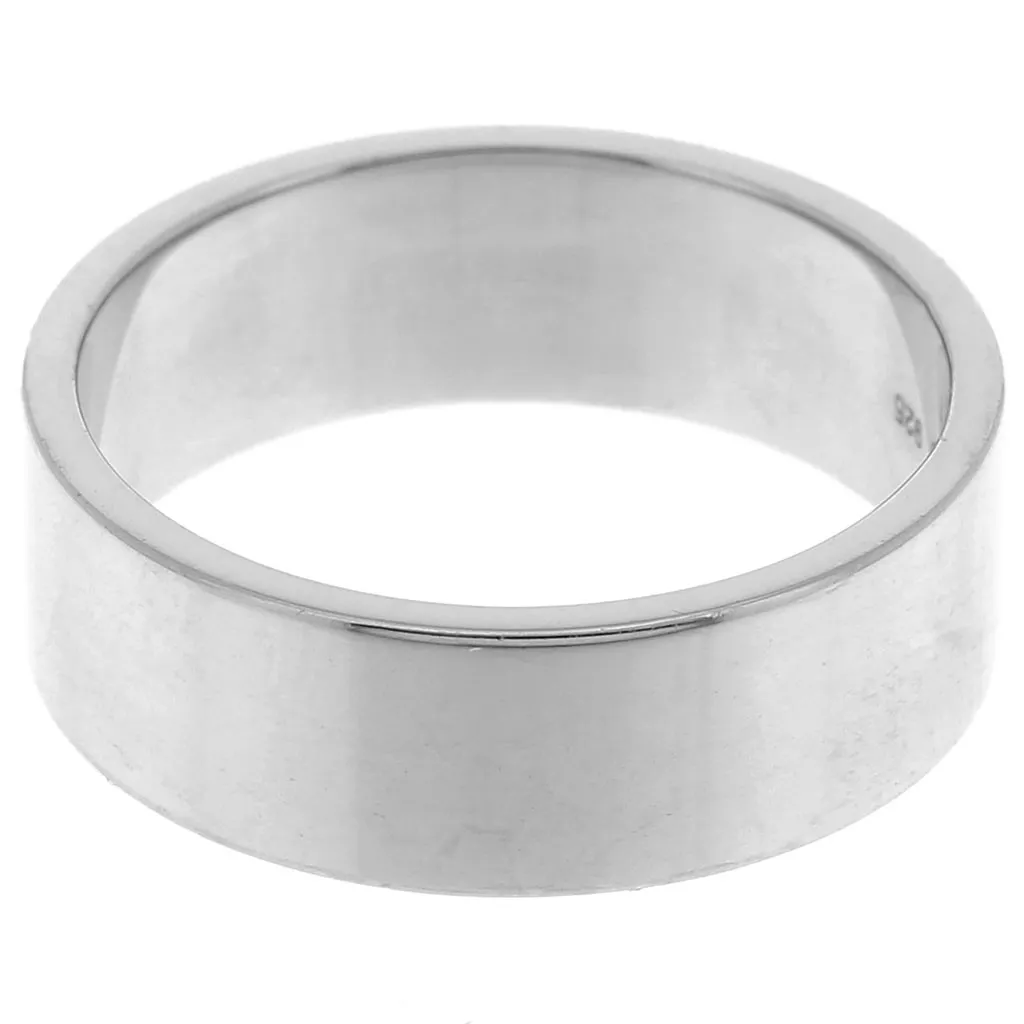 【RAOING】Seed Ring size 9号 SILVER925 7mm 925 Sterling Silver Ring - Size 59 - Rhodium x1 - Perles & Co