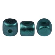 2.5x3mm Minos® by Puca® - Green Forest Metallic Mat x5g