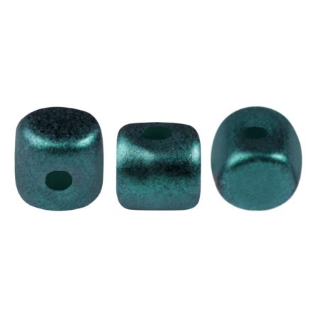 2.5x3mm Minos® by Puca® - Green Forest Metallic Mat x5g