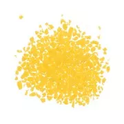 Glass bead shavings - for resin - Yellow x20g