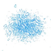 Glass bead shavings - for resin - Blue x20g|raw }}
