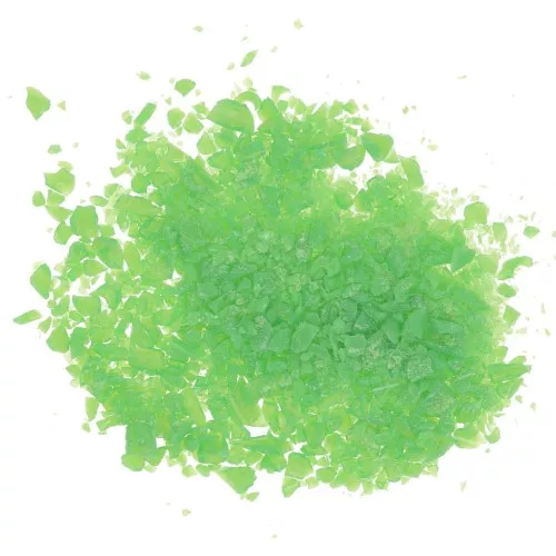 Glass bead shavings - for resin - Green x20g