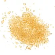 Glass bead shavings - for resin - Transparent Ochre x20g