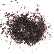 Glass bead shavings - for resin - Black x20g