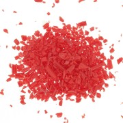 Glass bead shavings - for resin - Red x20g