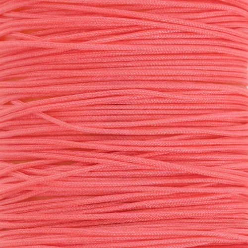 0.5mm braided nylon thread - Coral x9m