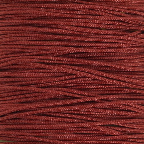 0.5mm braided nylon thread - Brown x9m