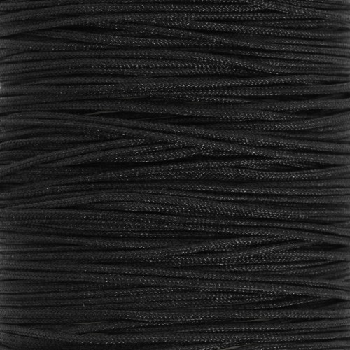 0.5mm braided nylon thread - Black x9m 